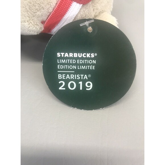STARBUCKS 2019 10" Plush Ski Teddy Bear Bearista Christmas LE Holiday Collection - Picture 6 of 10